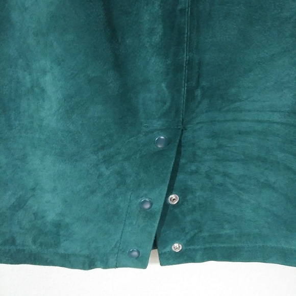 Vintage 188 West A line Leather Skirt - Picture 4 of 5